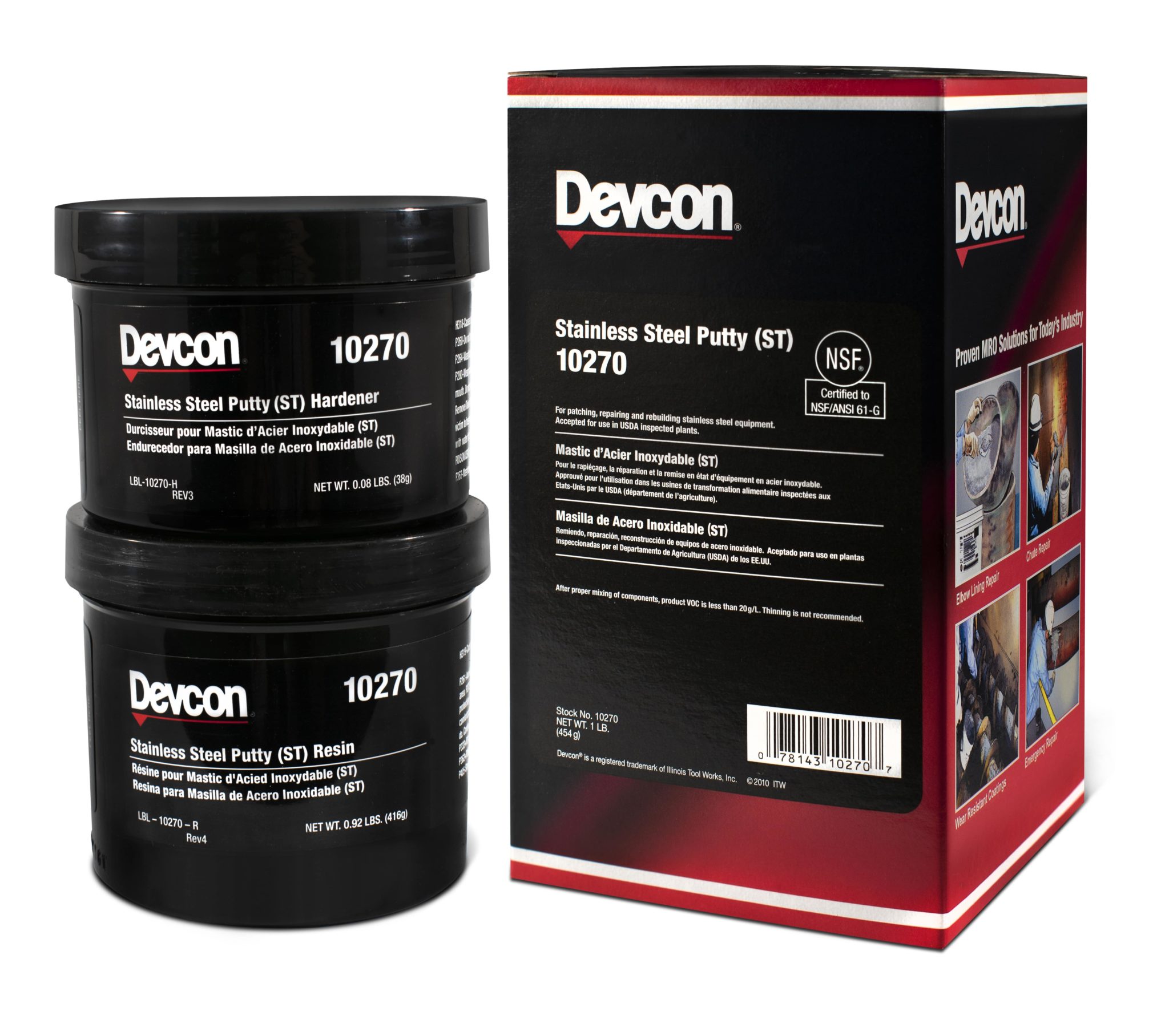 Devcon® Stainless Steel Putty (ST) - ITW Performance Polymers