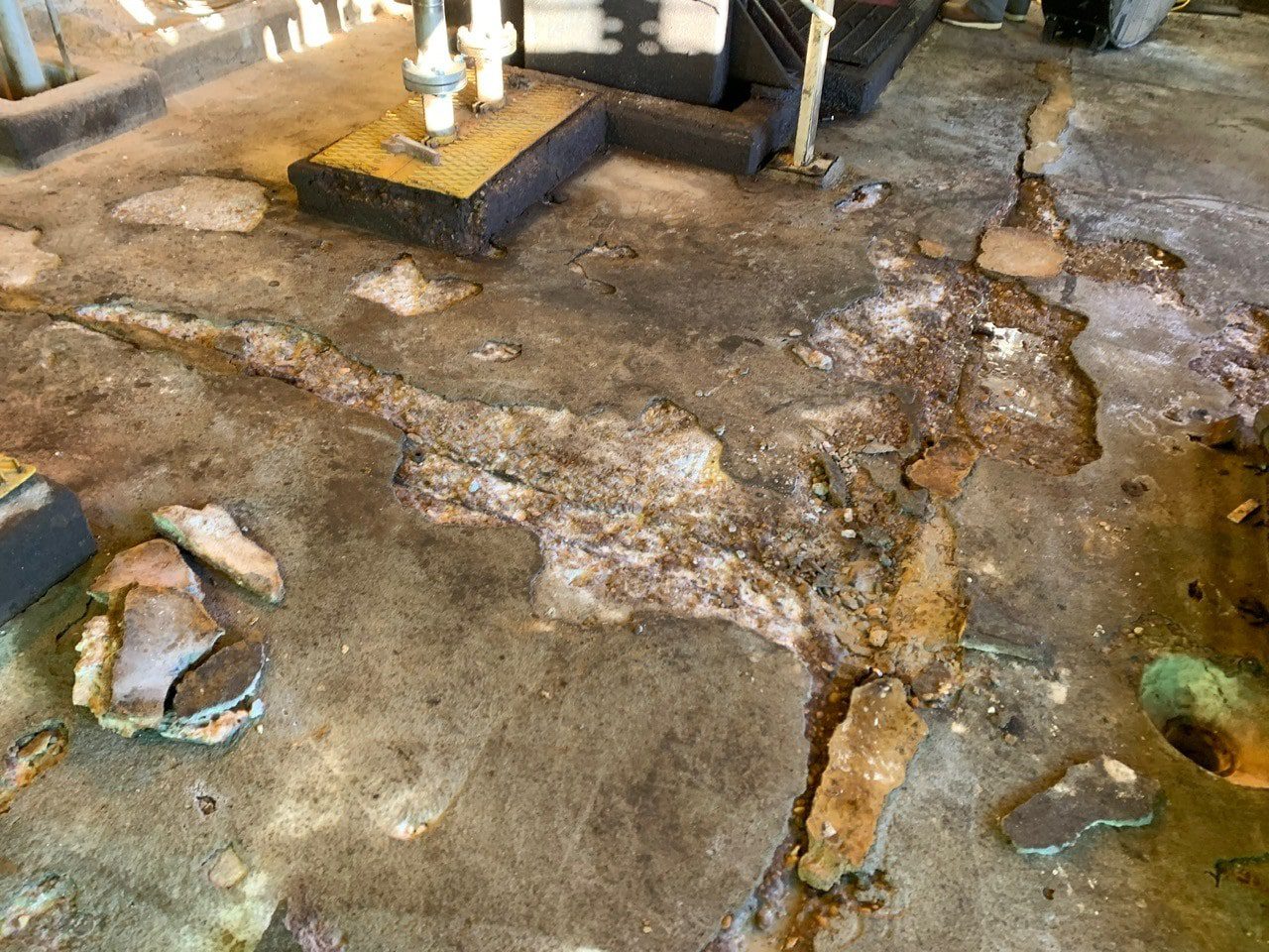 Concrete floor repair case study image