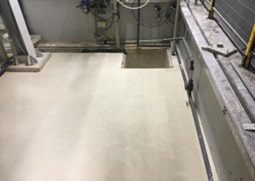 After: Secondary containment area after Devcon Ultra Quartz application