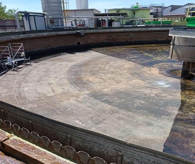 Before after 3 coats of Devcon Epoxy Concrete Sealer