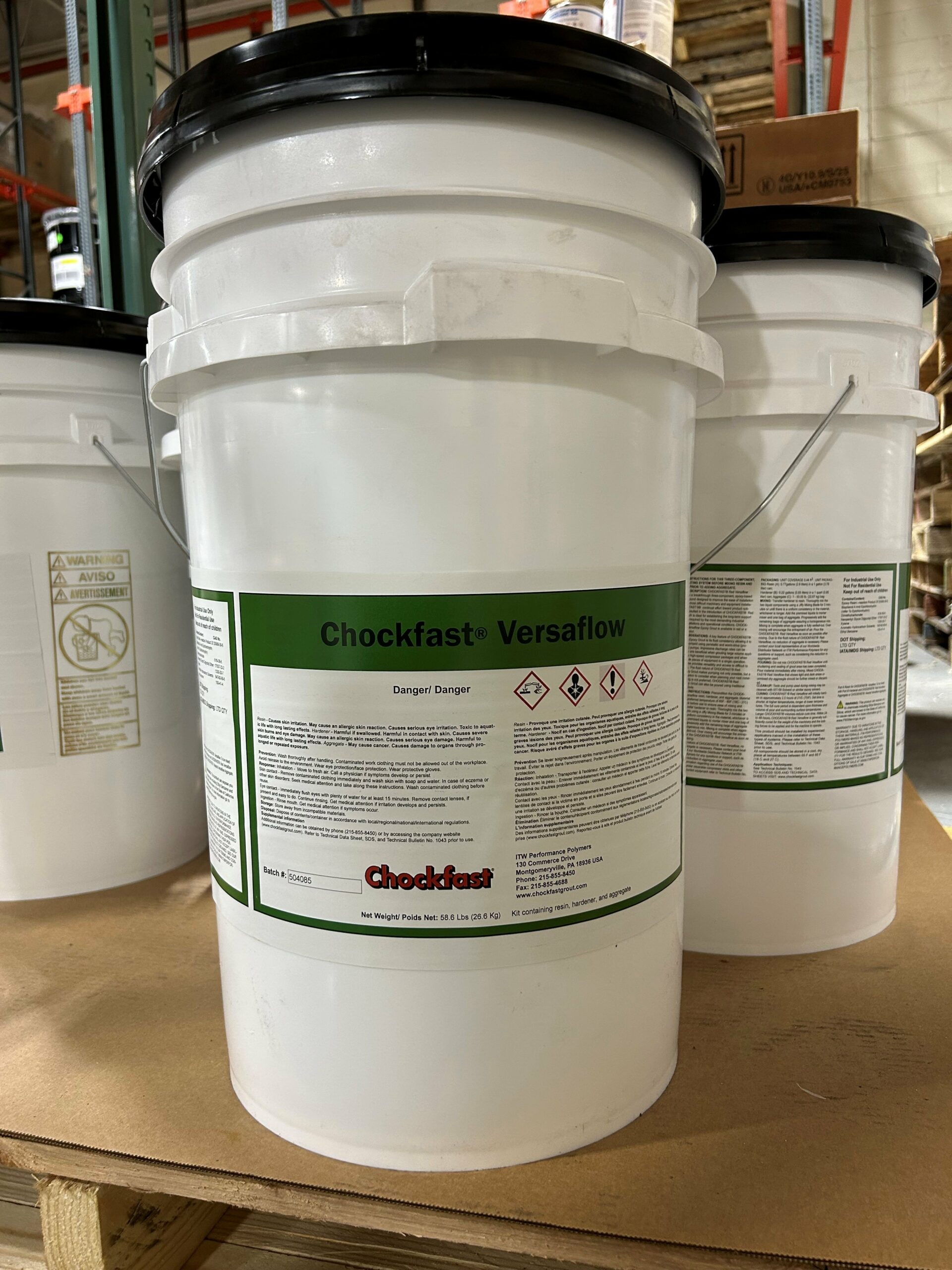 Chockfast® Launches New Red Versaflow 1-Bag Kit for Superior Epoxy Grouting Efficiency