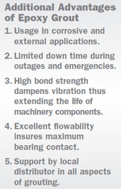 Chockfast Advantage-Additional Advantages of Chockfast