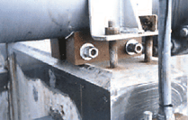 Chockfast pipe support application
