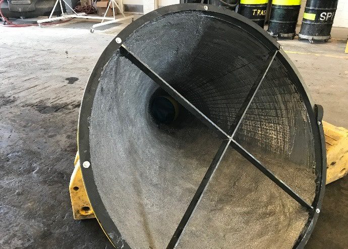 Devcon® DFense Blok® Protects Gold Mine Drill Cone from Severe Abrasion