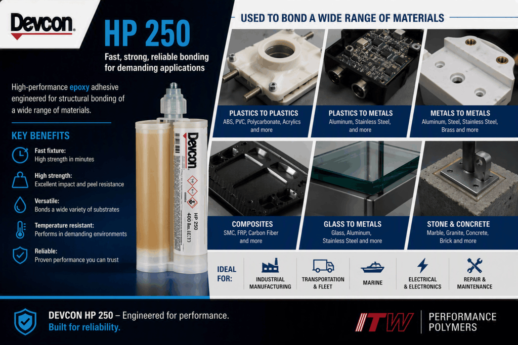 Devcon HP 250 epoxy adhesive