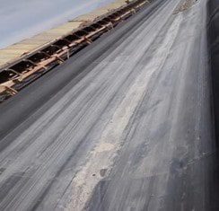 Devcon R Flex Belt Repair Provides 3X Durability vs Competitive Material Copper mine conveyor belt
