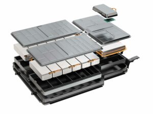 EV Battery Pack exploded view