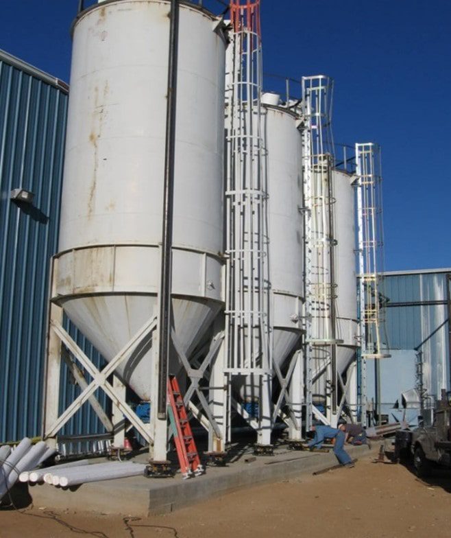 Metal silos