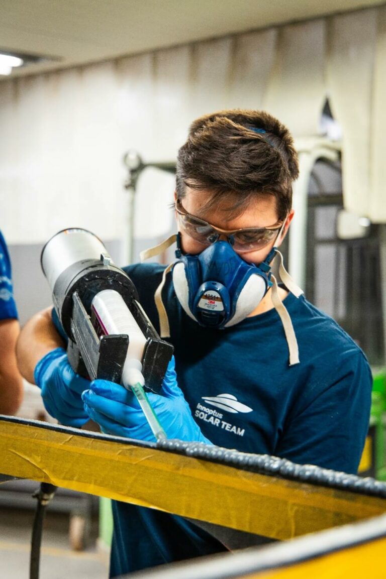 Innoptus Solar Team Streamlined Production with Advanced Bonding Technology Plexus Adhesives