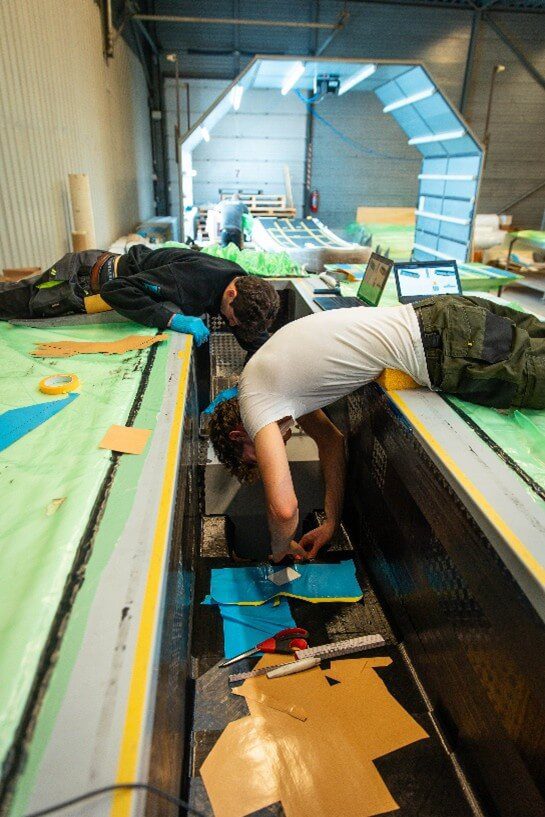 Making the occupant space in a separate mold