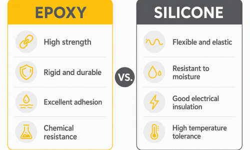 Insulcast Epoxy versus Silicone Chart