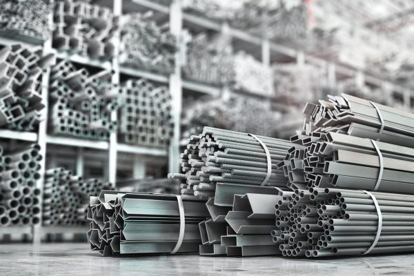 various metals scaled