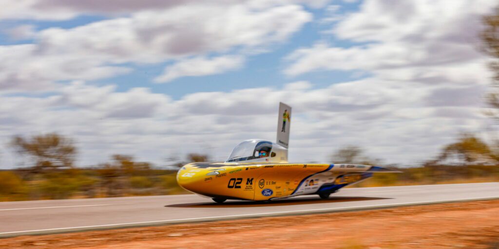 Solar car Millenium assembled with Plexus adhesives