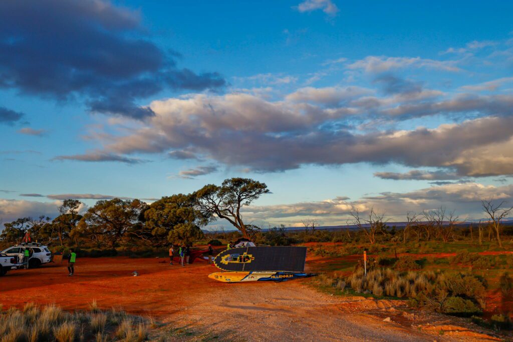 Solar car Millenium assembled with Plexus adhesives