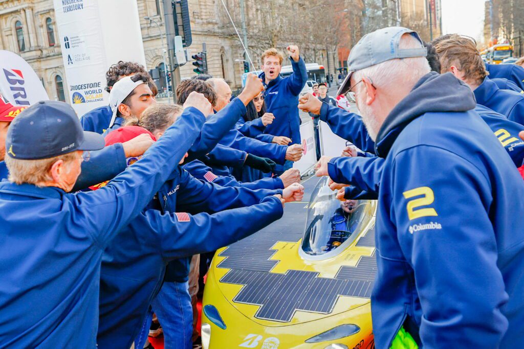 Solar car Millenium assembled with Plexus adhesives