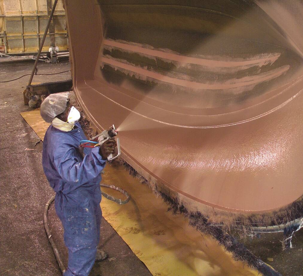 spraying hull hirews small